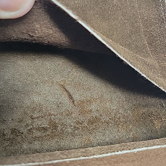 Eberle Genuine Cowhide Leather Women’s Brown Wallet Coin Purse Sandalwood - Picture 12 of 13